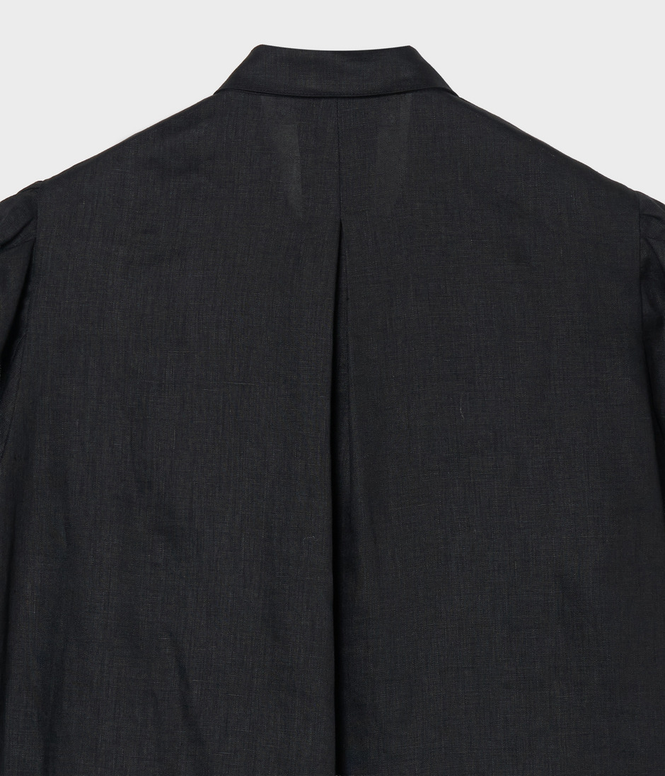 LINEN LACE BLOUSE 詳細画像 BLACK 4