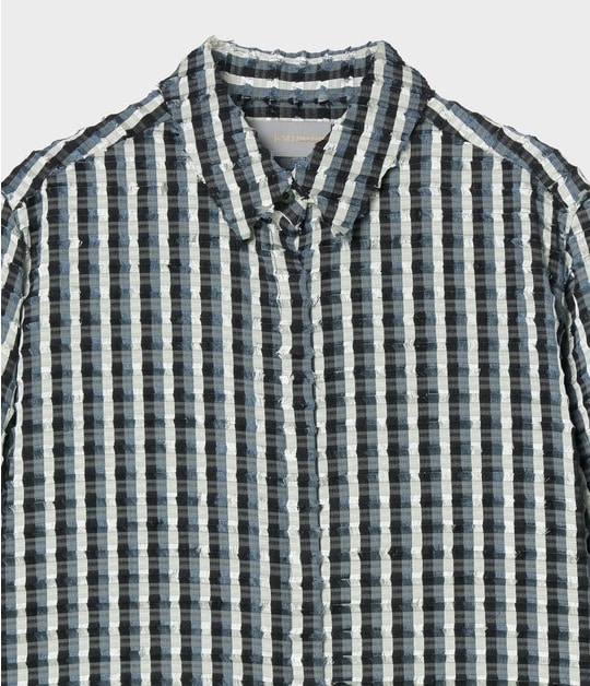 STRIPE CUT JACQUARD SHIRT 詳細画像