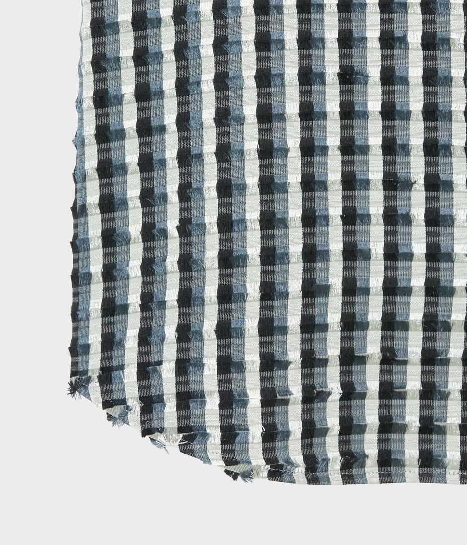 STRIPE CUT JACQUARD SHIRT 詳細画像 MARBLE GREY 6