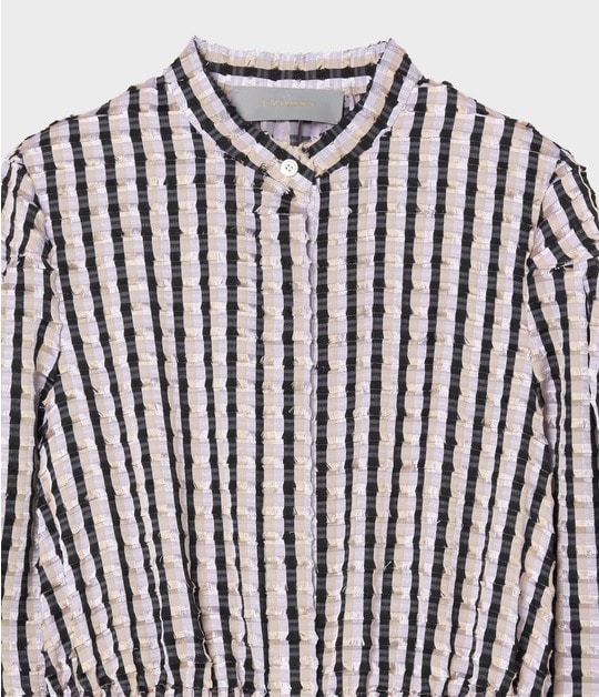 STRIPE CUT JACQUARD DRESS 詳細画像