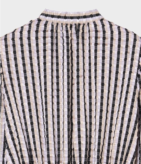 STRIPE CUT JACQUARD DRESS 詳細画像