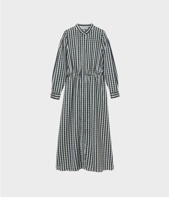 STRIPE CUT JACQUARD DRESS