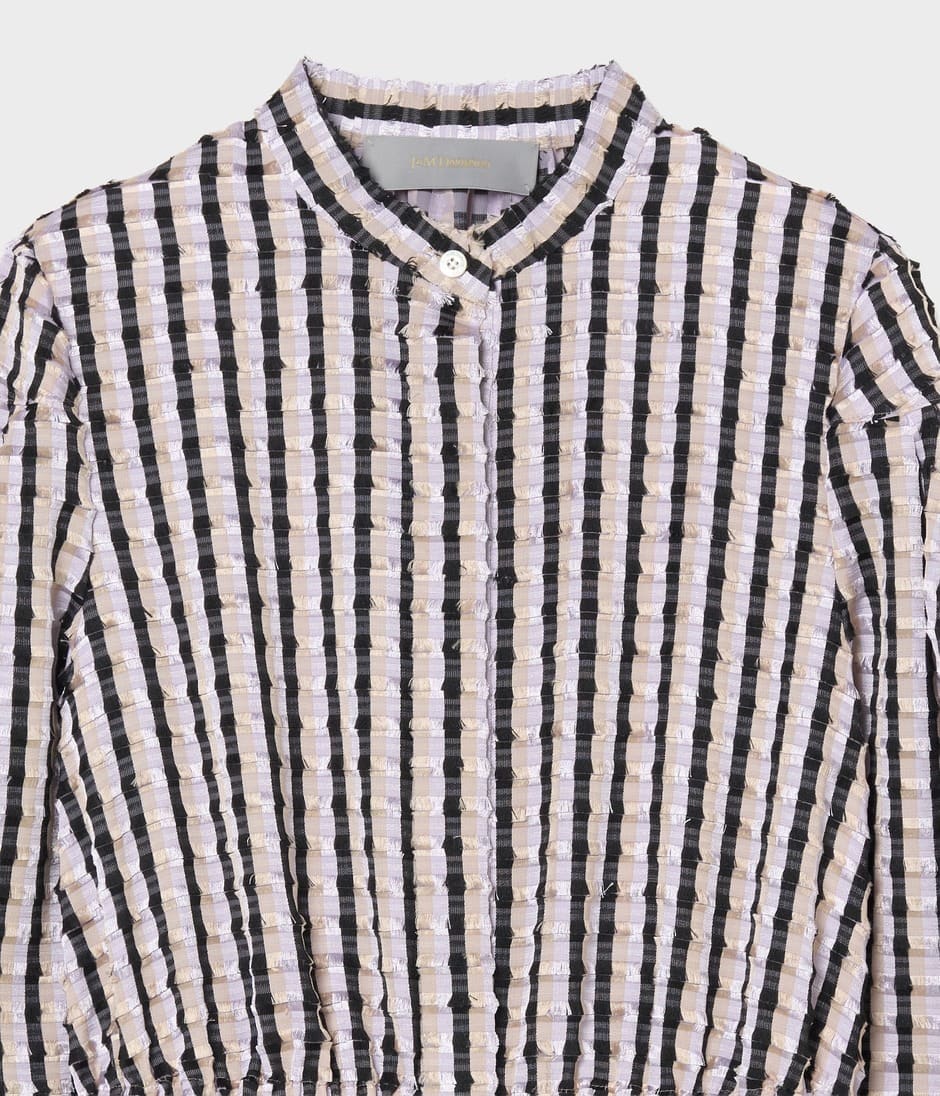 STRIPE CUT JACQUARD DRESS 詳細画像 CASHEW 3