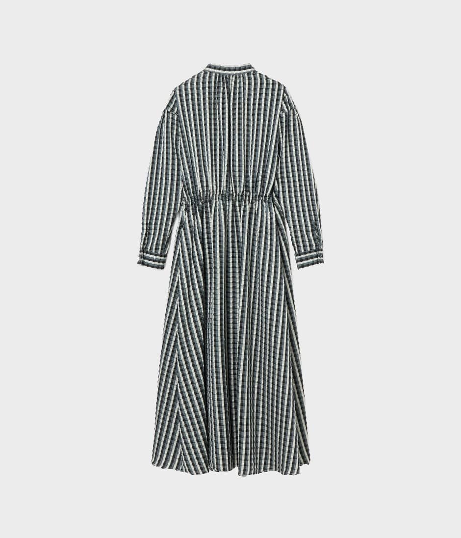 STRIPE CUT JACQUARD DRESS 詳細画像 MARBLE GREY 2