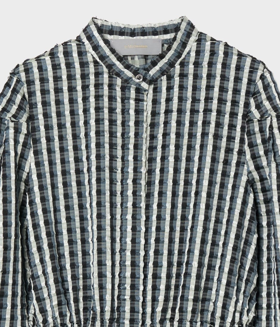 STRIPE CUT JACQUARD DRESS 詳細画像 MARBLE GREY 3