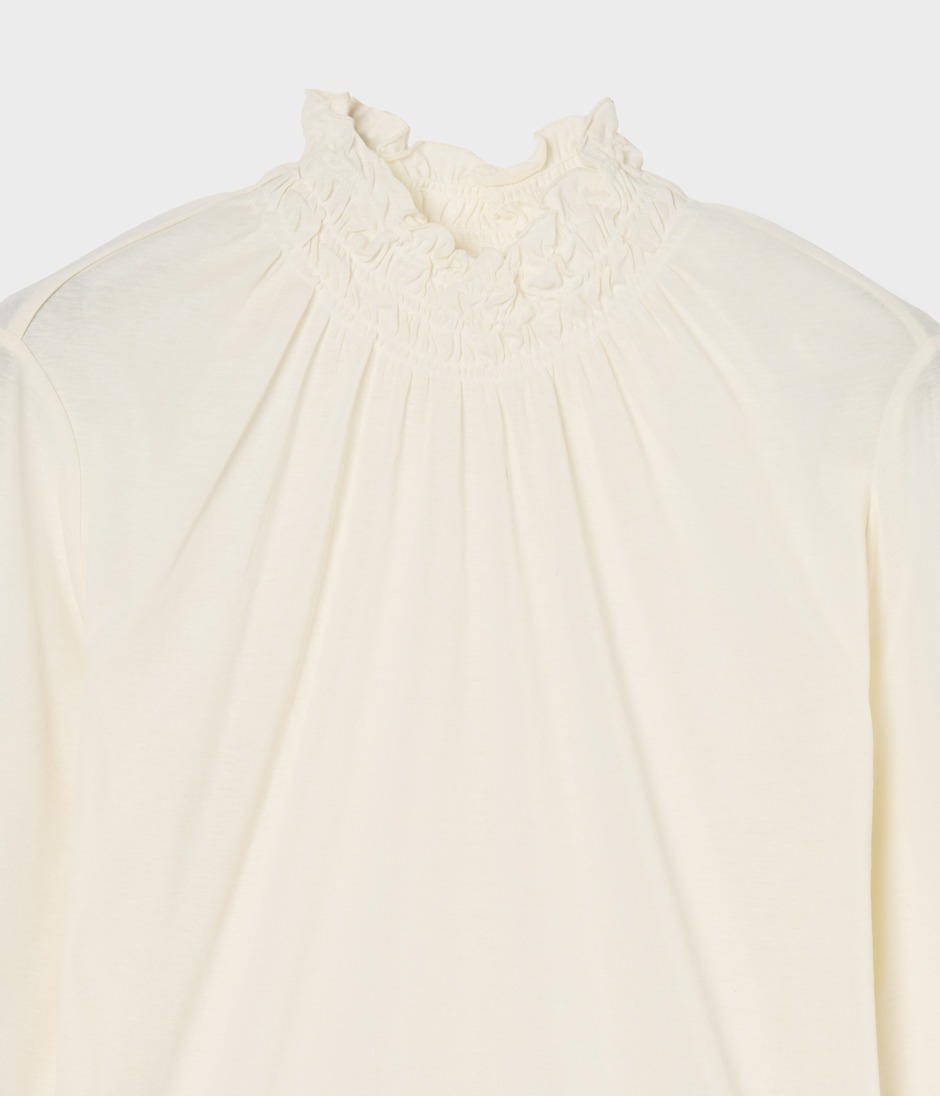 SHIRRING TURTLENECK 詳細画像 OFF WHITE 3