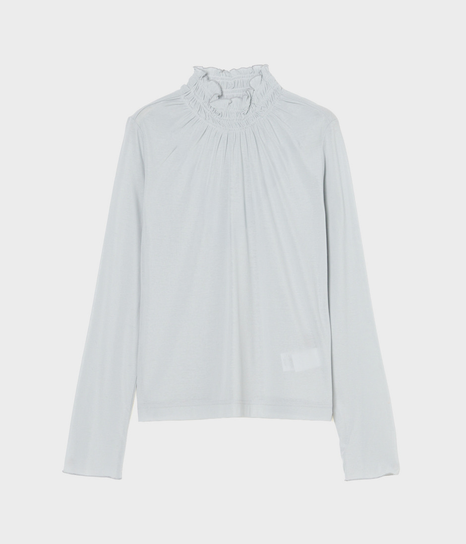 SHIRRING TURTLENECK 詳細画像 LIGHT GREY 1