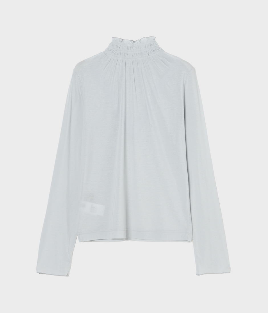 SHIRRING TURTLENECK 詳細画像 LIGHT GREY 2