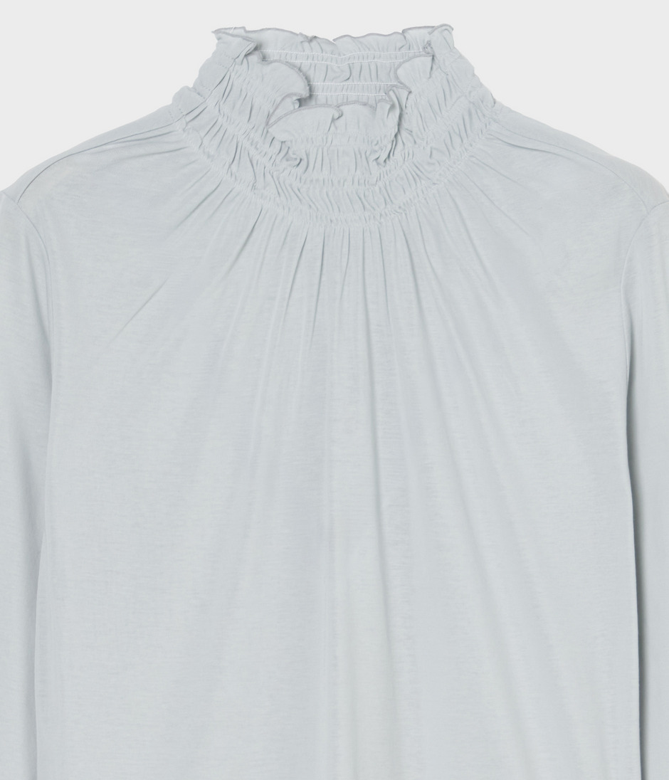 SHIRRING TURTLENECK 詳細画像 LIGHT GREY 3