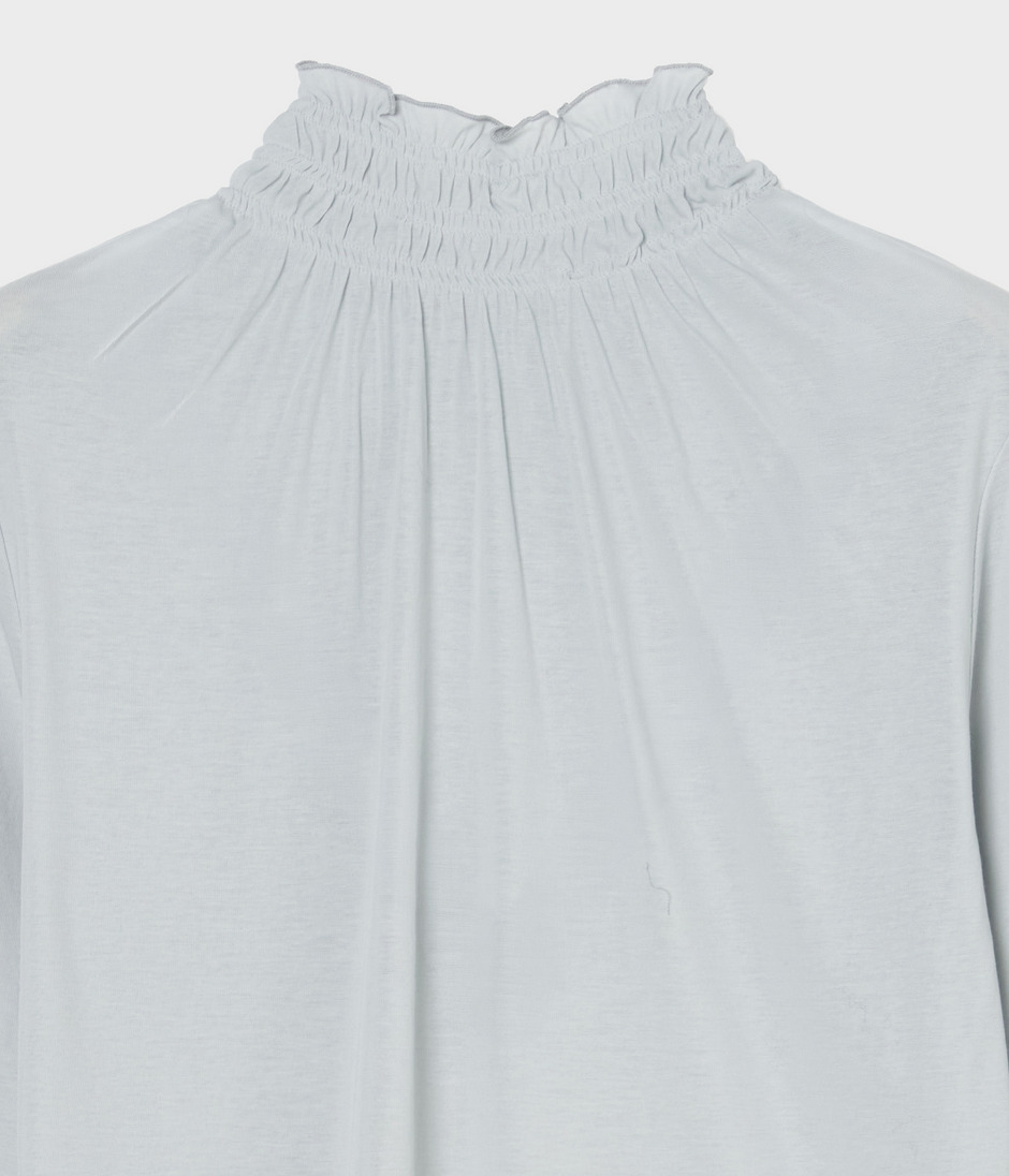 SHIRRING TURTLENECK 詳細画像 LIGHT GREY 4