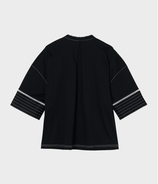 JERSEY TOP WITH STITCH 詳細画像