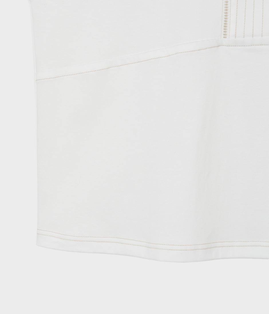 JERSEY TOP WITH STITCH 詳細画像 OFF WHITE 5