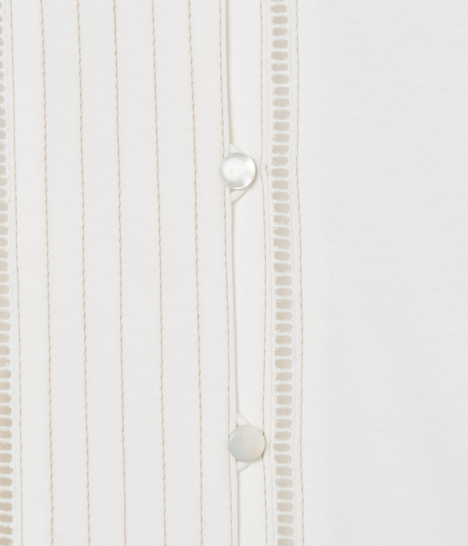 JERSEY TOP WITH STITCH 詳細画像 OFF WHITE 6