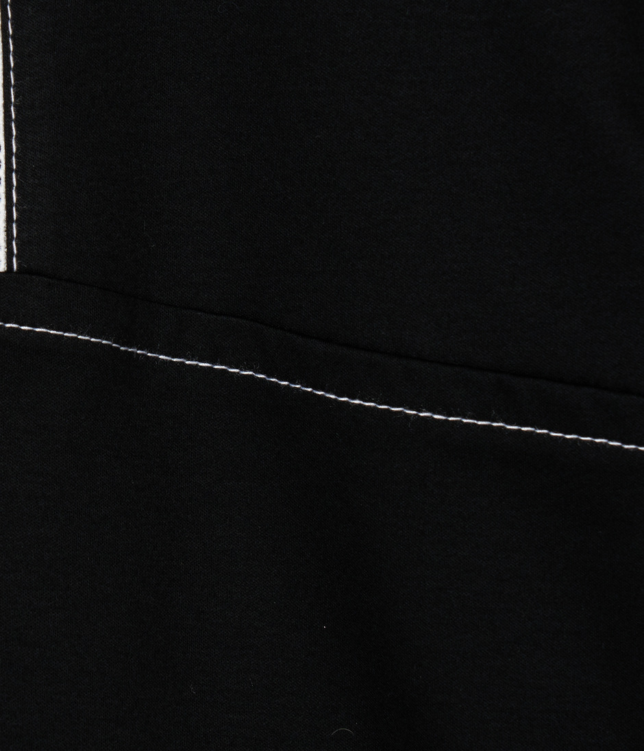 JERSEY TOP WITH STITCH 詳細画像 BLACK 7