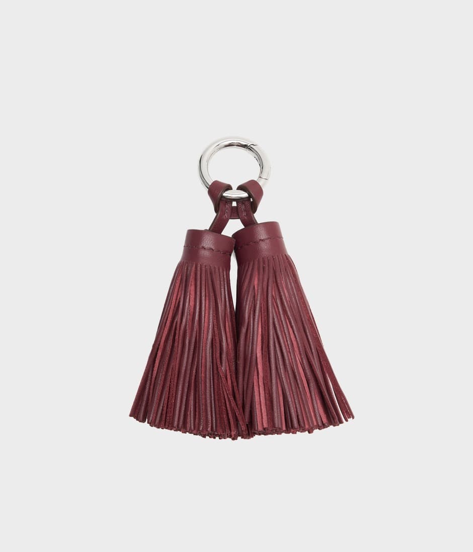 DOUBLE TASSEL CHARM 詳細画像 PLUM 1