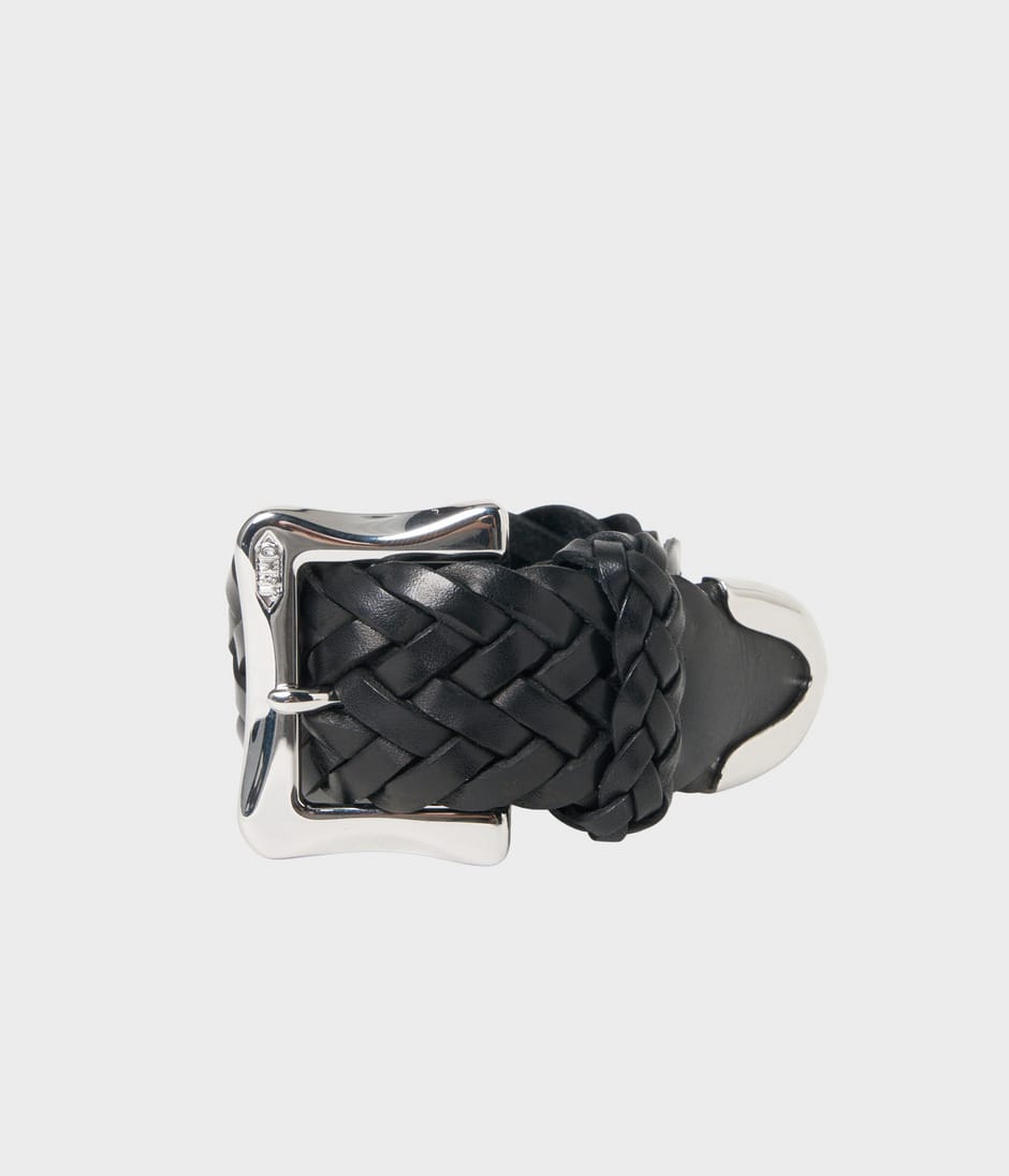 PLAITED ENVELOPE BRACELET 詳細画像 BLACK 1
