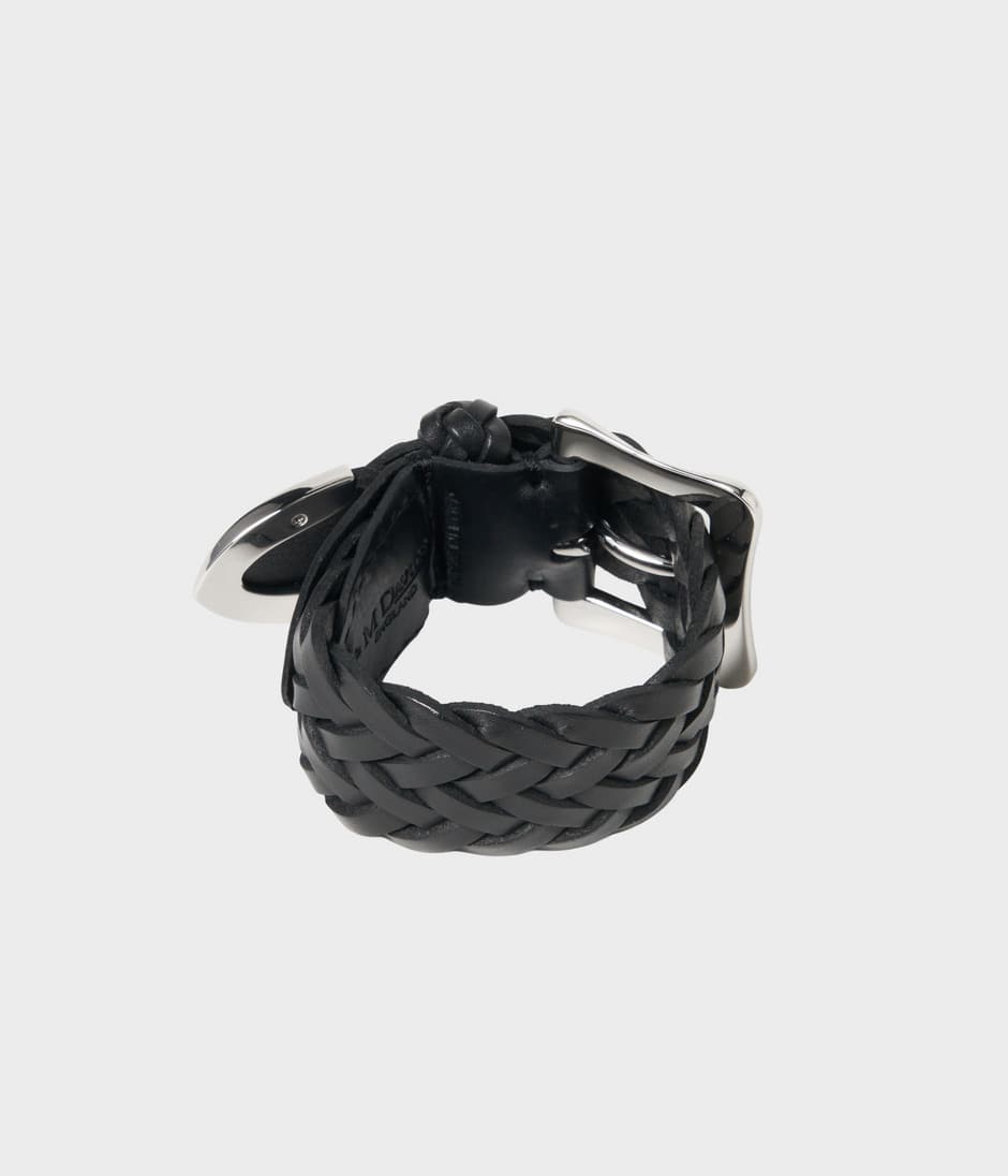 PLAITED ENVELOPE BRACELET 詳細画像 BLACK 3