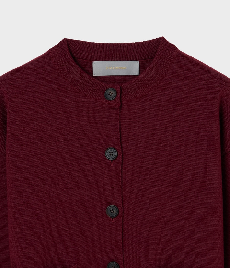 MILANO RIB CARDIGAN 詳細画像 WINE 3