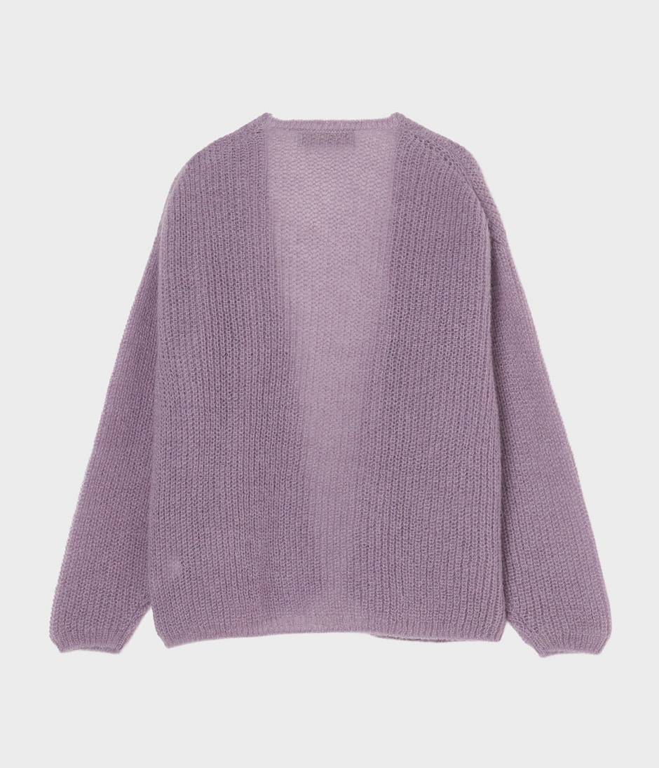 Mohair cardigan 詳細画像 PURPLE 2