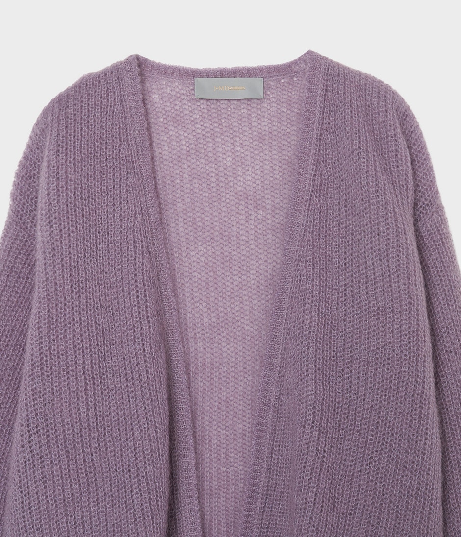 Mohair cardigan 詳細画像 PURPLE 3
