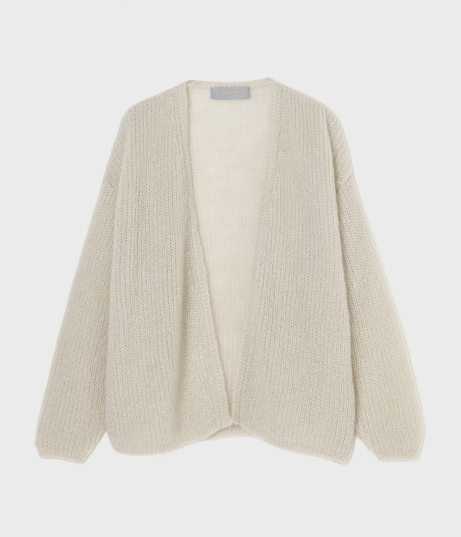 Mohair cardigan 詳細画像 LIGHT GREY 1