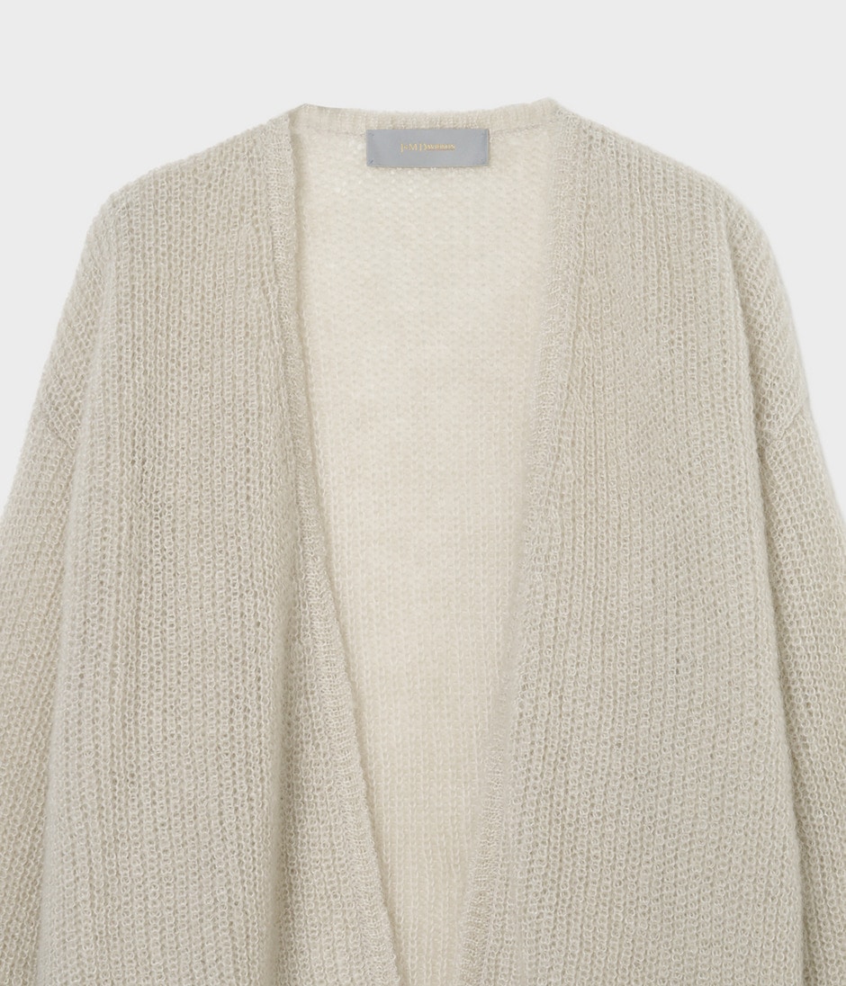 Mohair cardigan 詳細画像 LIGHT GREY 3