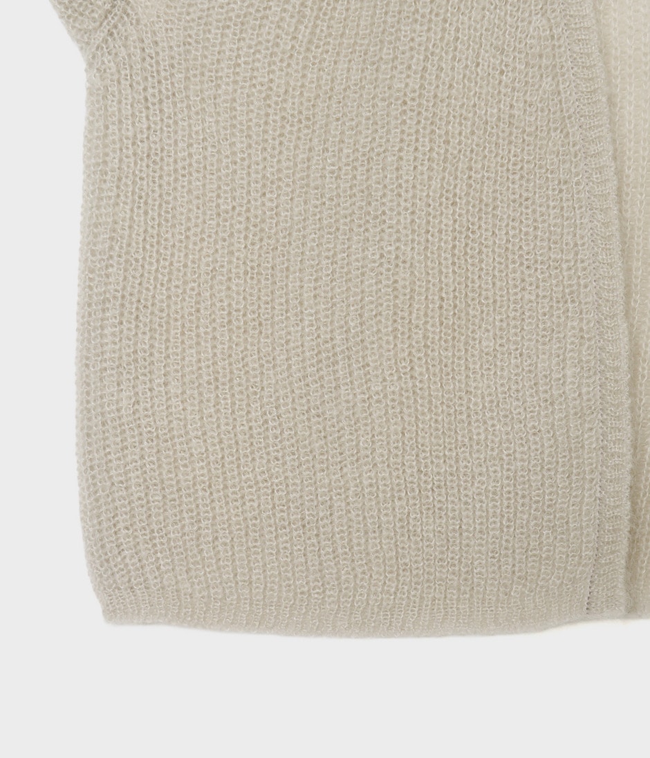 Mohair cardigan 詳細画像 LIGHT GREY 5