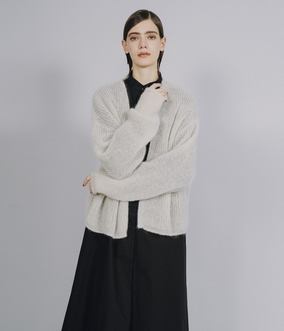 MOHAIR CARDIGAN 詳細画像 LIGHT GREY 9