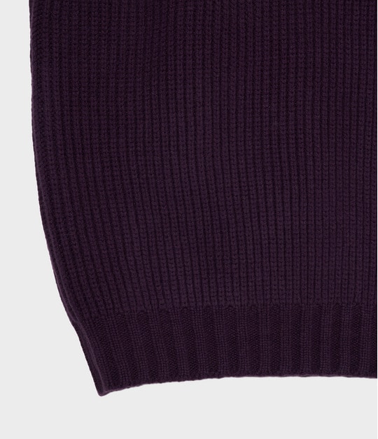 POLO NECK RIB PULLOVER 詳細画像