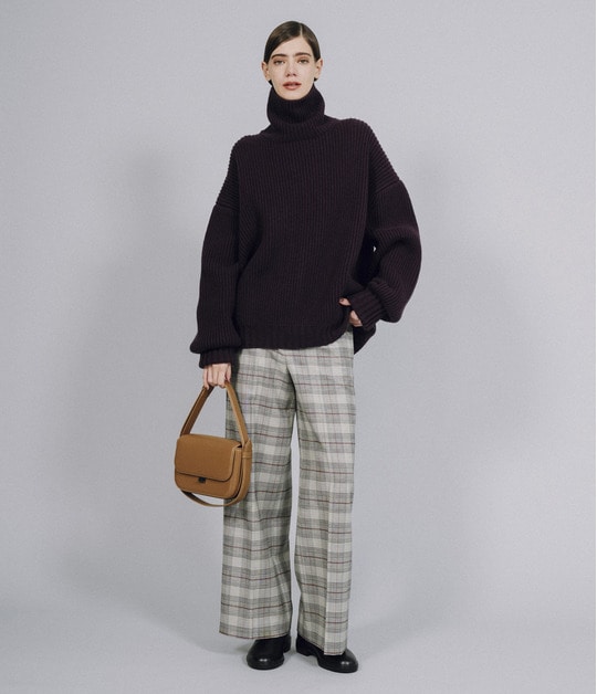 POLO NECK RIB PULLOVER 詳細画像