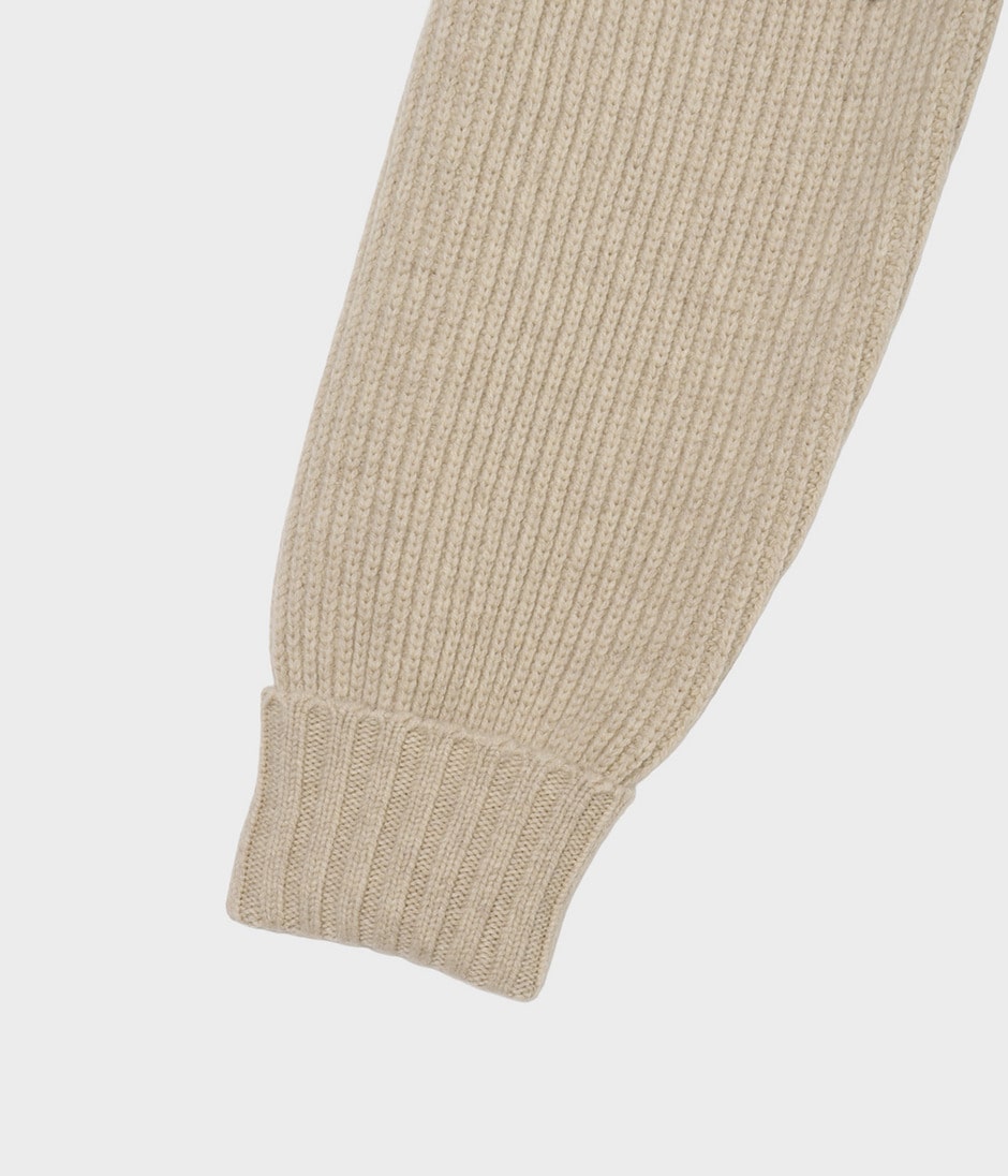 POLO NECK RIB PULLOVER 詳細画像 OFF WHITE 4