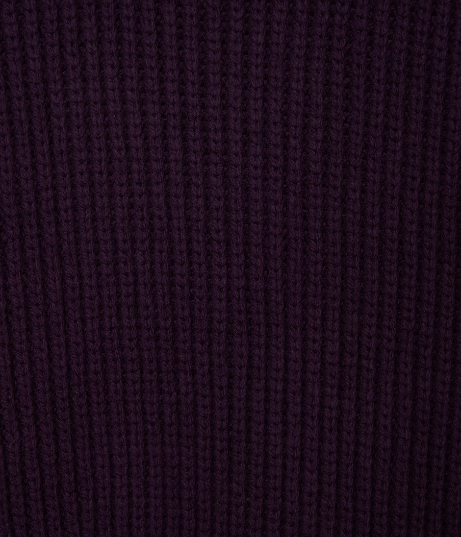 POLO NECK RIB PULLOVER 詳細画像 PURPLE 6