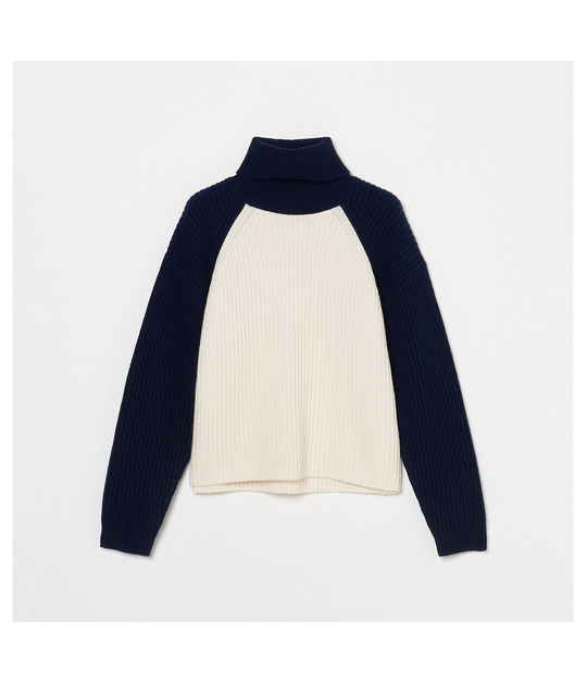 BICOLOR TURTLE NECK 