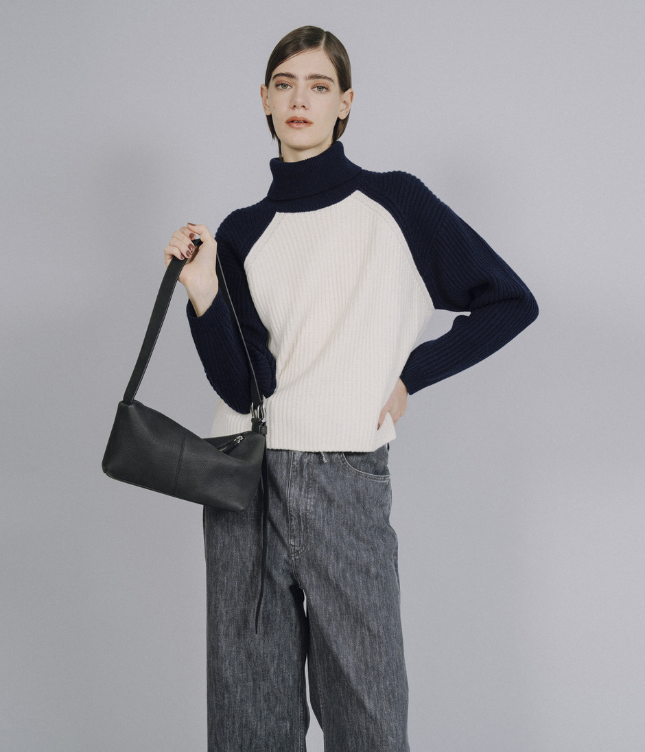 BICOLOR TURTLE NECK  詳細画像 OFF WHITE 8