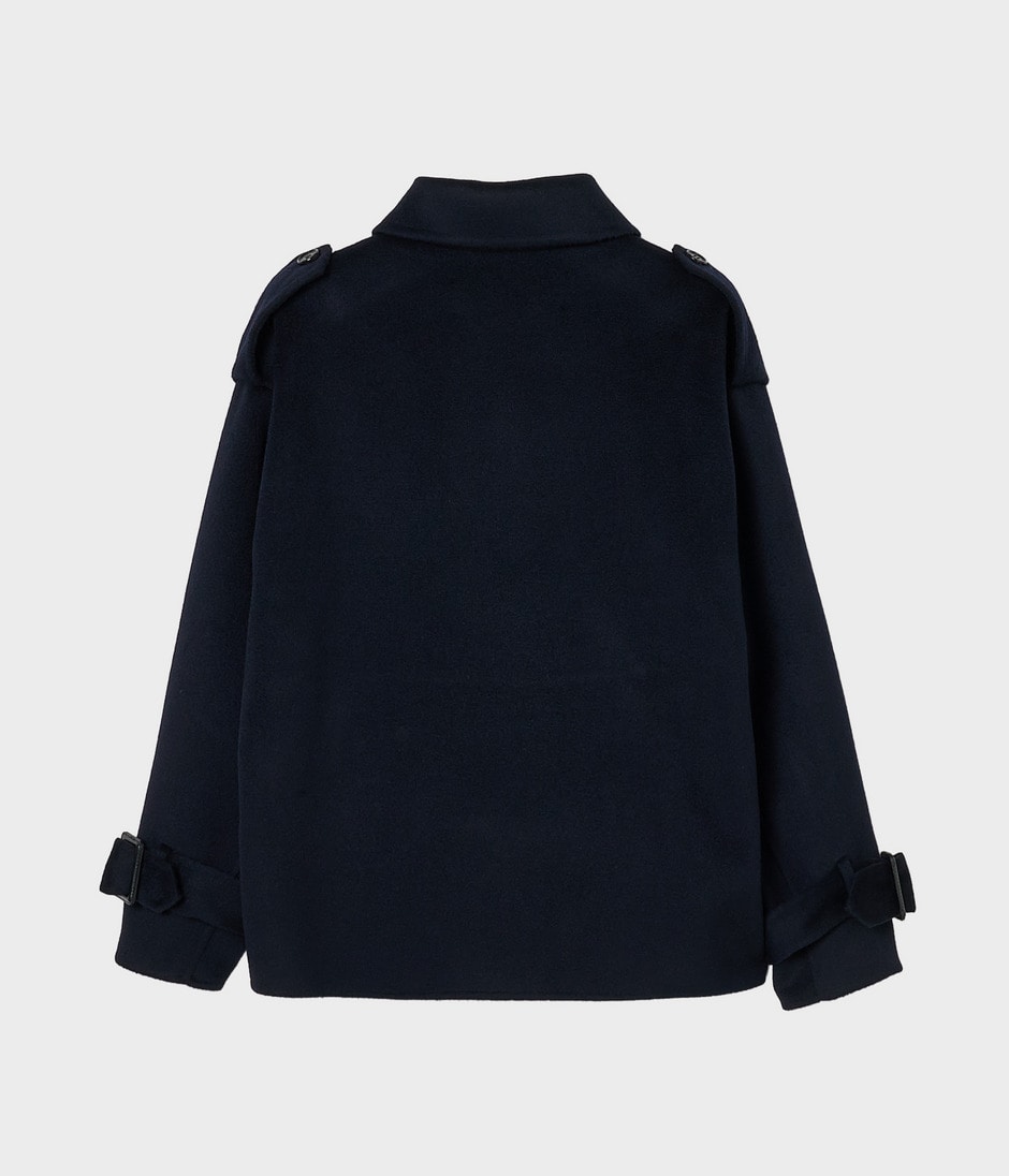 Short trench coat 詳細画像 NAVY 8