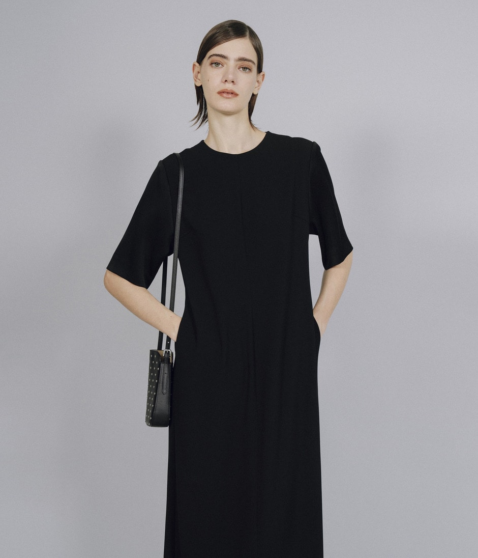 SHORT SLEEVE DRESS 詳細画像 BLACK 10