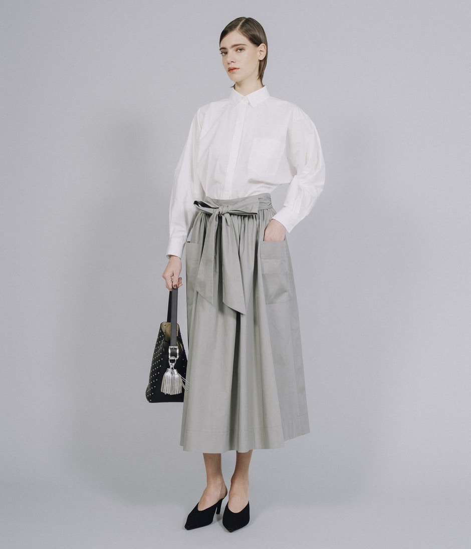 GATHERED SKIRT 詳細画像 GREY 7