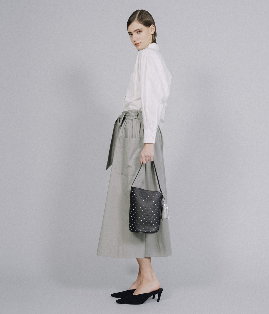 GATHERED SKIRT 詳細画像 GREY 9