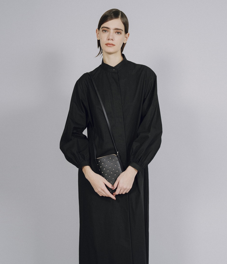 STAND UP COLLAR DRESS 詳細画像 BLACK 10