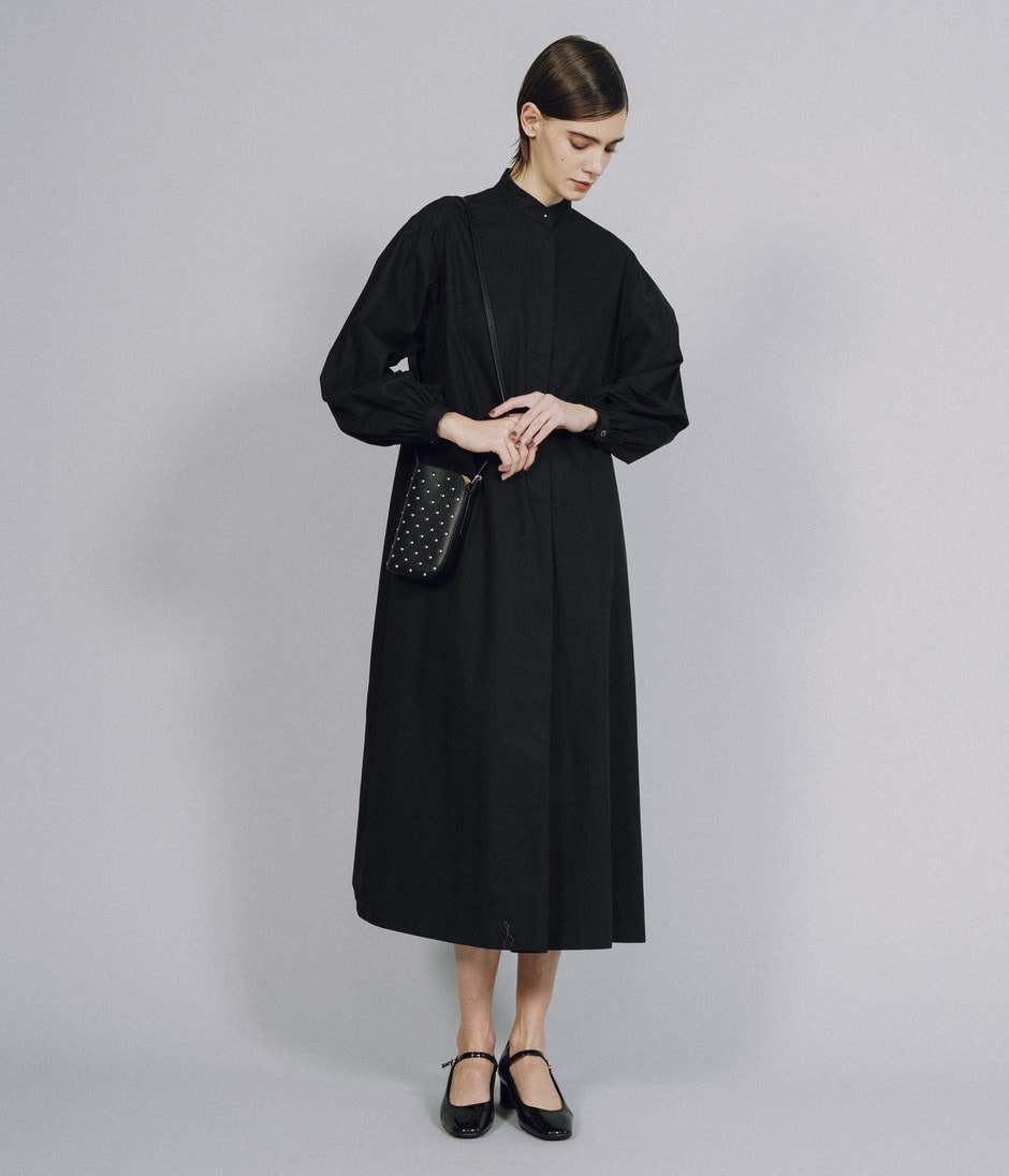 STAND UP COLLAR DRESS 詳細画像 BLACK 9