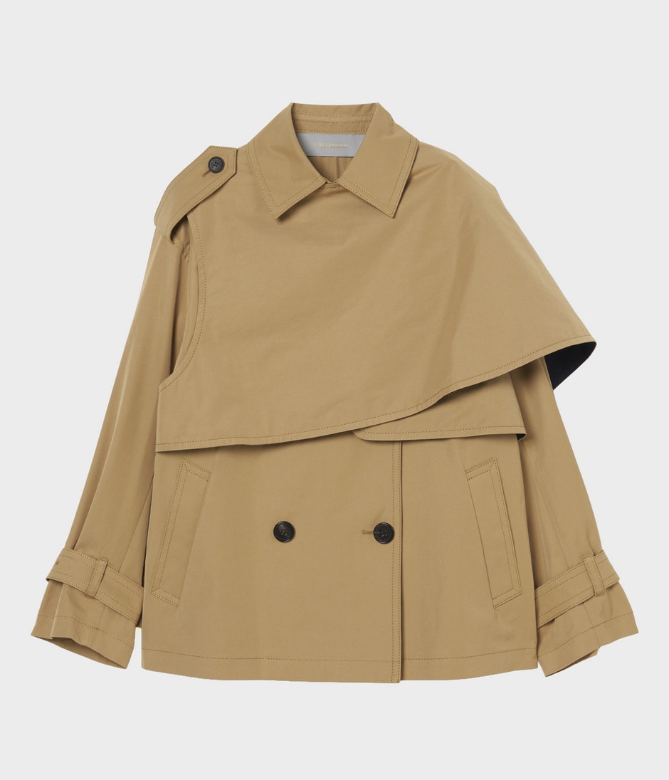 SHORT TRENCH COAT 詳細画像 CAMEL 1