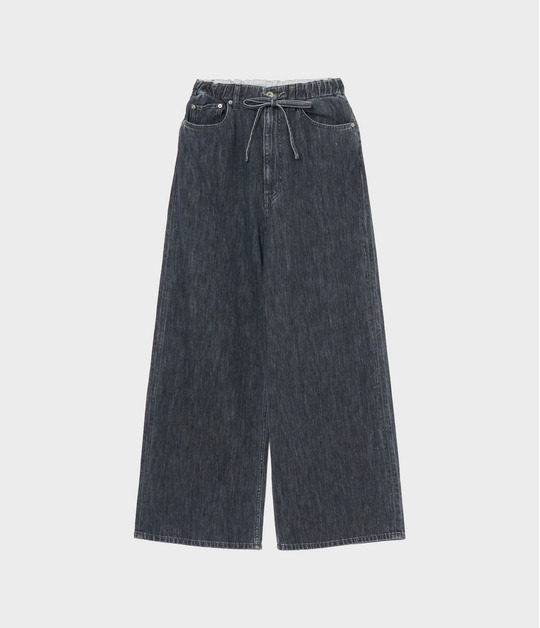 Drawstring denim