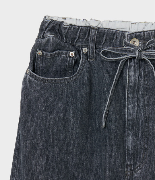 Drawstring denim 詳細画像