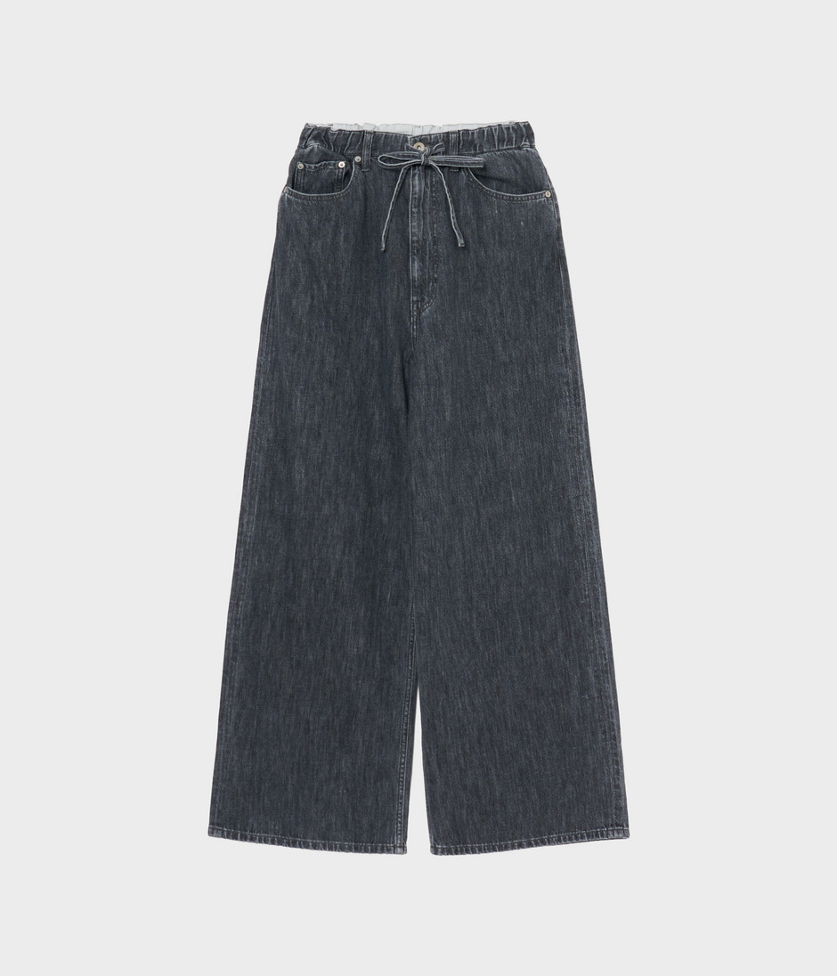 Drawstring denim 詳細画像 LIGHT GREY 1