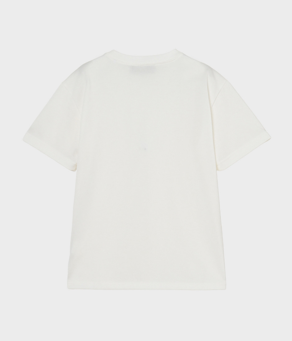 CREW NECK T-SHIRT 詳細画像 WHITE 2