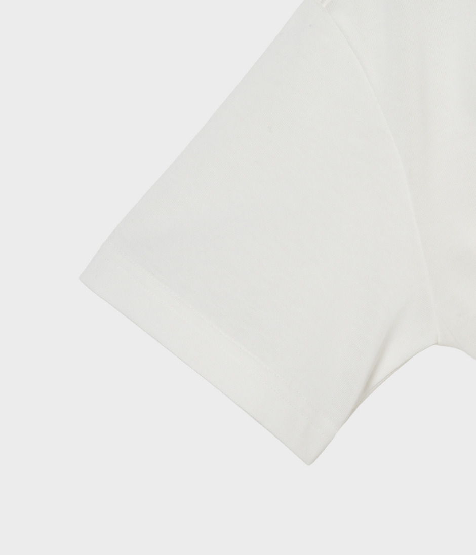 CREW NECK T-SHIRT 詳細画像 WHITE 4