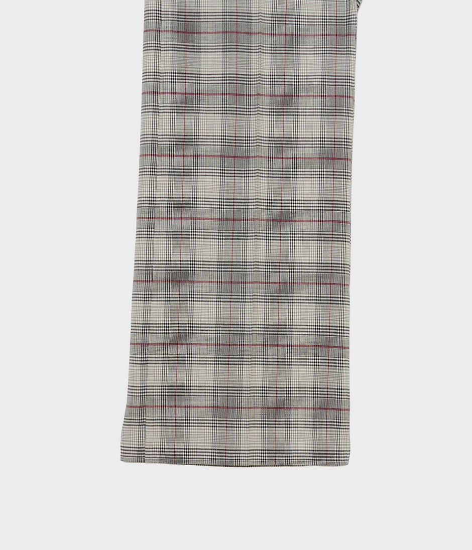 Glen plaid tucked trousers 詳細画像 CHECK-1 6