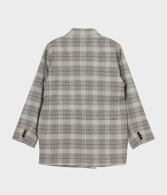 Glen plaid jacket 詳細画像