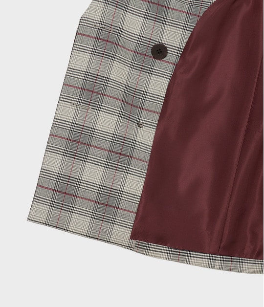 Glen plaid jacket 詳細画像