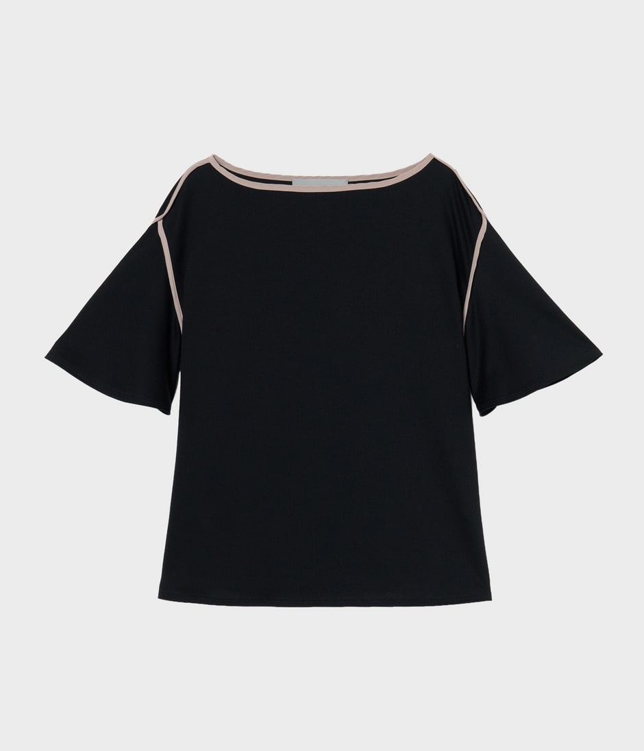 ROUND NECK TOP 詳細画像 BLACK 1
